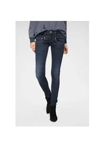 Slim-fit-Jeans Herrlicher "Pitch Slim Denim", Damen, Gr. 32, L&auml;nge 32, dull, Denim/Jeans, Obermaterial: 78% Baumwolle, 19% Polyester, 3% Elasthan, slim fit lang, Jeans Slim-fit-Jeans, aus Stretch-Denim