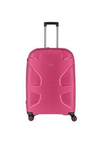 Hartschalen-Trolley IMPACKT "IP1, verschiedene Gr&ouml;&szlig;en und Farben", Gr. B/H/T: 51cm x 76cm x 31cm 106 l, pink (flora pink), Polypropylen, unifarben, Koffer, Hartschalen-Koffer vegan Koffer Reisegep&auml;ck USB-Port TSA Zahlenschloss