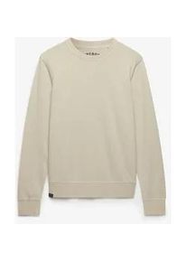 Sweatshirt Superdry "CLASSIC ESSENTIAL SWEATSHIRT", Herren, Gr. S, rainy day grau, angeraute Sweatware, Obermaterial: 100% Baumwolle, unifarben, relaxed fit normal, Rundhals, Rippb&uuml;ndchen, Sweatshirts Sweatshirt