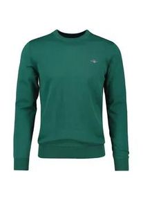 Sweater Gant "Strickpullover CLASSIC COTTON C-NECK", Herren, Gr. XXL, gr&uuml;n (gr&uuml;n (forest gr&uuml;n)), Obermaterial: 100% Baumwolle CO., Sweatshirts Sweater