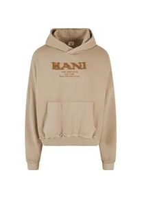 Kapuzensweatshirt Karl Kani "Karl Kani Karl Kani Retro Sprayed OS Hoodie", Herren, Gr. L, schwarzsand, 100% Baumwolle, Sweatshirts