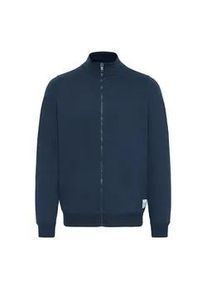 Sweatjacke Blend "Trainingsjacke BHMBHANDRE", Herren, Gr. L, blau (marineblaus), Obermaterial: 60% Baumwolle CO. 40% Polyester PES., Sweatjacken Sweatjacke