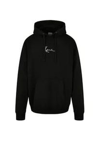 Sweatshirt Karl Kani "Karl Kani Herren KKMQ12006 KK Signature Hoodie", Herren, Gr. XXL, schwarz, 65% Baumwolle, 35% Polyester, Sweatshirts Sweatshirt