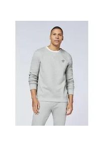 Sweatshirt Chiemsee, Herren, Gr. 3XL (64/66), grau (neutral gray melange), 80% Baumwolle, 20% Viskose, Rundhals, Sweatshirts Sweatshirt