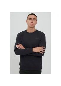 Rundhalspullover Blend "BHDownton", Herren, Gr. XL, blau (schwarz navy), Sweatware, 50% Baumwolle, 50% Polyester, unifarben, regular fit normal, Rundhals, Pullover Rundhalspullover, Klassisches Sweatshirt mit Rundhalsausschnitt