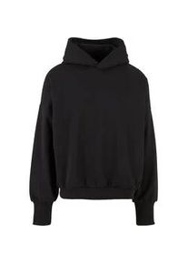 Kapuzensweatshirt Urban Classics "Urban Classics Herren High Low Hoody", Herren, Gr. L, schwarz, 100% Baumwolle, bedruckt, Sweatshirts