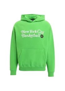Kapuzensweatshirt K1x "K1x Herren KXM241-007-1 K1x NYC BB Hoody", Herren, Gr. M, gr&uuml;n, 80% Baumwolle, 20% Polyester, Sweatshirts