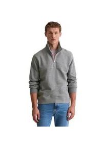 Marc O'Polo Sweatshirt MARC O'POLO "aus weicher Bio-Baumwolle", Herren, Gr. S, cloudy grau melange, Obermaterial: 100% Baumwolle, unifarben, regular fit, Sweatshirts Sweatshirt