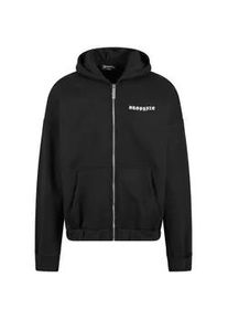 Sweatjacke DROPSIZE "Dropsize Herren Super Heavy Oversized Crime Zip Hoodie", Herren, Gr. XL, schwarz, 70% Baumwolle, 30% Polyester, Sweatjacken Sweatjacke