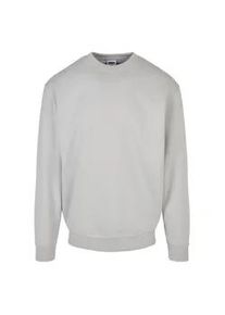 Sweatshirt Urban Classics "Urban Classics Herren Crewneck Sweatshirt", Herren, Gr. M, lightasphalt, 65% Baumwolle, 35% Polyester, unifarben, Rundhals, Sweatshirts Sweatshirt
