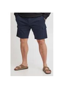 Cargoshorts Blend "BHSiello Big & Tall", Herren, Gr. 3XL, US-Gr&ouml;&szlig;en, blau (navy), Web, 98% Baumwolle, 2% Elasthan, unifarben, regular fit kurz, Hosen, Stilvolle Cargo Shorts mit Taschen in gro&szlig;en Gr&ouml;&szlig;en