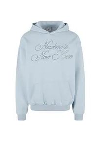 Kapuzensweatshirt Karl Kani "Karl Kani Karl Kani OG Rhinestone OS Hoodie", Herren, Gr. XL, light blau, 65% Baumwolle (Bio), 35% Polyester (Recycelt), bedruckt, Sweatshirts