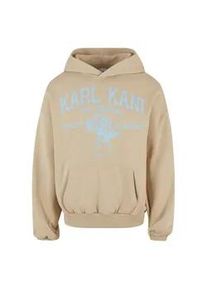Kapuzenpullover Karl Kani "Karl Kani Karl Kani Kani Street Academy OS Hoodie", Herren, Gr. S, sand, 65% Baumwolle, 35% Polyester, mehrfarbig, oversize, ohne Ausschnitt, Pullover Kapuzenpullover