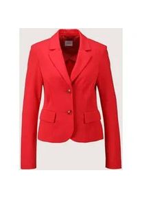 Madeleine Mode Jackenblazer MADELEINE "Blazer Kurzer Jersey-Blazer", Damen, Gr. 36, rot, Obermaterial: 65% Viskose CV. 30% Polyamid PA. 5% Elasthan EL., Blazer