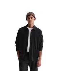 Marc O'Polo Sweatjacke MARC O'POLO "aus schwerem Bio-Baumwoll-Cord", Herren, Gr. M, schwarz navy, Obermaterial: 100% Baumwolle, unifarben, Sweatjacken Sweatjacke