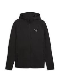 Sweatjacke Puma "Evostripe Kapuzenjacke Herren", Herren, Gr. XL, schwarz, Obermaterial: 77% Baumwolle, 23% Polyester; Taschenfutter: 100% Baumwolle; Einsatz: 81% Baumwolle, 19% Polyester, Sweatjacken Sweatjacke