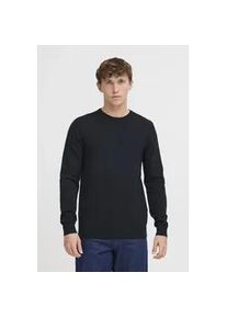 Rundhalspullover Blend "BHBRYAN CREW", Herren, Gr. 3XL, grau (salute), Strick, Obermaterial: 70% Baumwolle, 30% Nylon, unifarben, regular fit h&uuml;ftbedeckend, Rundhals, Strickb&uuml;ndchen, Pullover Rundhalspullover