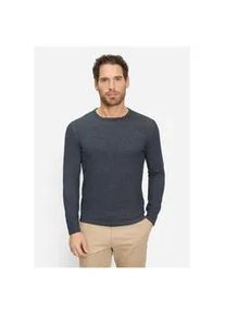 Strickpullover OLYMP "OLYMP Casual Strick", Herren, Gr. XXL, marine, 100% Baumwolle, Pullover Strickpullover
