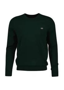 Sweater Gant "Strickpullover CLASSIC COTTON C-NECK", Herren, Gr. XXL, gr&uuml;n (gr&uuml;n (tartan gr&uuml;n)), Obermaterial: 100% Baumwolle CO., Sweatshirts Sweater