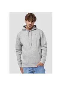 Kapuzensweatshirt MIKON, Herren, Gr. XXL, grau, 65% Baumwolle, 35% Polyester, unifarben, normal, ohne Ausschnitt, Sweatshirts, im modischen Design