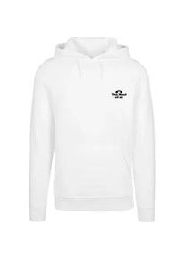 Mister Tee Kapuzensweatshirt MISTERTEE "MisterTee Root Of All Hoody", Herren, Gr. XS, wei&szlig;, 65% Baumwolle, 35% Polyester, bedruckt, Sweatshirts