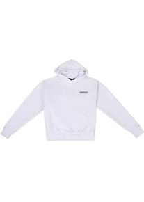 Kapuzensweatshirt DROPSIZE "Dropsize HEAVY OVERSIZE HUNTING SEASON HOODIE", Herren, Gr. M, wei&szlig;, 70% Baumwolle, 30% Polyester, bedruckt, Sweatshirts