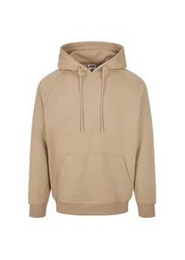 Rundhalspullover Urban Classics "Urban Classics Herren Blank Hoody", Herren, Gr. 3XL, unionbeige, 65% Baumwolle, 35% Polyester, unifarben, loose fit, ohne Ausschnitt, Pullover Rundhalspullover