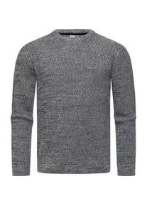 Strickpullover Ragwear "Aralt", Herren, Gr. XL (54), schwarz, Material: 60% Baumwolle, 40% Acryl, gerade h&uuml;ftlang, Rundhals, &Auml;rmel ohne &Auml;rmelschlitz ohne B&uuml;ndchen, Pullover Strickpullover, stylischer Herren Sweatpullover mit Rippb&uuml;ndchen