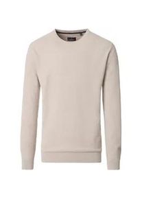 Strickpullover Casamoda "Casamoda Pullover uni", Herren, Gr. 4XL, wei&szlig;beige, 100% Baumwolle, Pullover Strickpullover