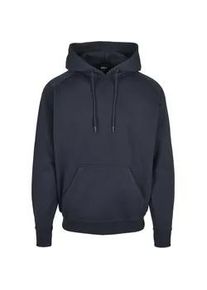 Rundhalspullover Urban Classics "Urban Classics Herren Blank Hoody", Herren, Gr. XL, navy, 65% Baumwolle, 35% Polyester, unifarben, loose fit, ohne Ausschnitt, Pullover Rundhalspullover