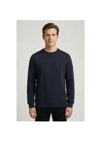 Sweater Camel Active, Herren, Gr. 4XL, night blau, Sweatware, Obermaterial: 100% Baumwolle, unifarben, normal h&uuml;ftbedeckend, Rundhals, Sweatshirts Sweater, mit Rundhals
