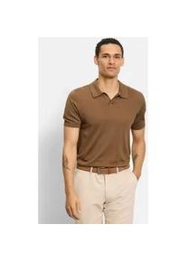 Strickpullover OLYMP "OLYMP Casual Strick", Herren, Gr. S, nougat, 50% Baumwolle, 50% Lyocell, Pullover Strickpullover