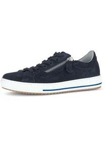 Sneaker Gabor "Sneaker low", Damen, Gr. 42, blau, Schuhe Sneaker