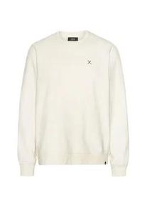 Rundhalspullover Clean Cut Copenhagen "Clean Cut Copenhagen Grady Sweatshirt", Herren, Gr. S, ecru, 60% Baumwolle, 40% Polyester, normal, Rundhals, Pullover Rundhalspullover