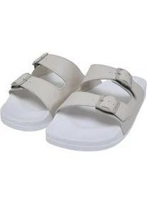 Sneaker Karl Kani "Karl Kani Damen KKSLDSM000013 Street Slide", Damen, Gr. 44, beige, wei&szlig;, unifarben, Schuhe Sneaker