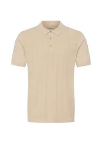 Polokragenpullover Blend "BHBARON POLO PP NOOS", Herren, Gr. L, oyster gray, Strick, Obermaterial: 100% Baumwolle, unifarben, regular fit normal, ohne Ausschnitt, Pullover, Baumwolle, regular fit