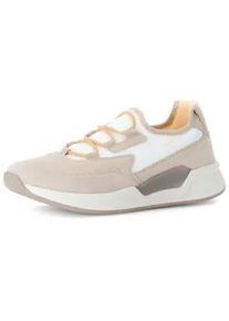 Sneaker Gabor "Sneaker low", Damen, Gr. 41, beige, Schuhe Sneaker