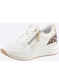 Sneaker Remonte, Damen, Gr. 42, wei&szlig;, Glattleder, Synthetik, Schuhe Sneaker