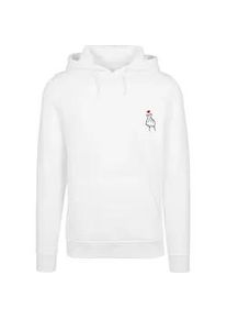Mister Tee Kapuzenpullover MISTERTEE "MisterTee Love Sign 2.0", Herren, Gr. S, wei&szlig;, 65% Baumwolle, 35% Polyester, mehrfarbig, normal, ohne Ausschnitt, Pullover Kapuzenpullover