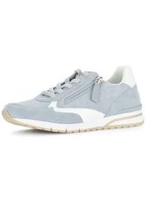 Sneaker Gabor "Sneaker low", Damen, Gr. 39, blau, Schuhe Sneaker