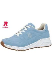 Sneaker Rieker, Damen, Gr. 39, himmelblau, Lederimitat, Schuhe Sneaker