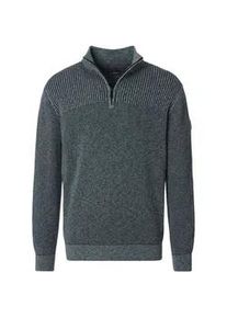 Troyer Casamoda "Casamoda Troyer uni", Herren, Gr. S, dunkelgr&uuml;n, 100% Baumwolle, Pullover Troyer