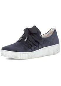 Sneaker Gabor "Sneaker low", Herren, Gr. 38, blau, Schuhe Sneaker