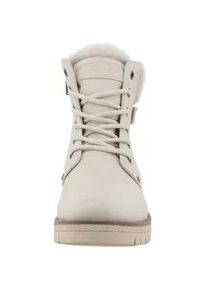 Stiefel Tom Tailor "Tom Tailor Winter Boots", Damen, Gr. 38, cream, unifarben, Schuhe Stiefel