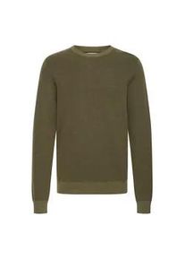 Strickfleece-Pullover Blend "Strickpullover BHBAAL", Herren, Gr. XL, gr&uuml;n (olive night), Obermaterial: 70% Baumwolle CO. 30% Nylon NY., Pullover