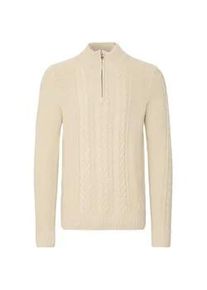 Troyer Blend "Troyer BHBASIM", Herren, Gr. L, grau (oyster gray), Obermaterial: 50% Baumwolle CO. 47% Polyacryl PAN. 3% Nylon NY., Pullover Troyer