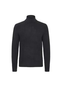 Rollkragenpullover Casual Friday "Rollkragenpullover CFHEINE roll neck", Herren, Gr. M, blau (schwarz navy), Obermaterial: 65% Polyacryl PAN. 27% Nylon NY. 5% Wolle mw. 3% Polyester PES., Pullover Rollkragenpullover