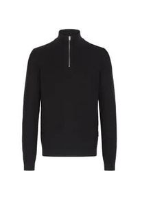 Troyer Casual Friday "Troyer CFNOAR", Herren, Gr. L, schwarz (schwarz beauty), Obermaterial: 100% Baumwolle CO., Pullover Troyer