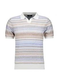 Rundhalspullover Ragman, Herren, Gr. 50, hellblau gesteift, 972, 100% Baumwolle, Pullover Rundhalspullover