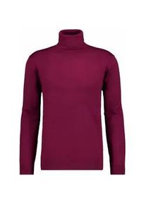 Rundhalspullover Ragman, Herren, Gr. 56, rot (portwein, 696), 100% Wolle, Pullover Rundhalspullover